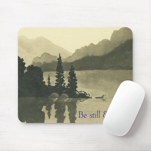 Wees stil en weet... muismat (Met muis)