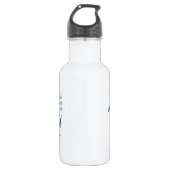 Wees Stil En Weet | Persoonlijk Christelijk Cadeau Waterfles (Voorkant)