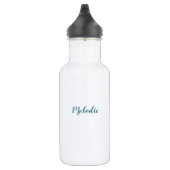 Wees Stil En Weet | Persoonlijk Christelijk Cadeau Waterfles (Rechts)