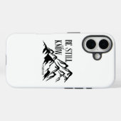 Wees stil en weet – Psalm 46:10 Case-Mate iPhone Case (Achterkant (horizontaal))