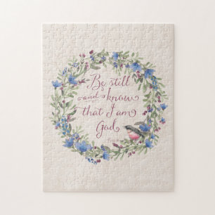 Wees stil en weet - Psalm 46:10 Legpuzzel