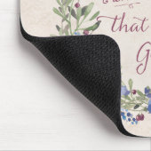 Wees stil en weet - Psalm 46:10 Muismat (Hoek)