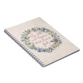 Wees stil en weet - Psalm 46:10 Notitieboek (Rechterzijde)