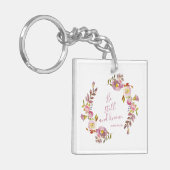 Wees Stil En Weet Sleutelhanger (Voorkant Links)