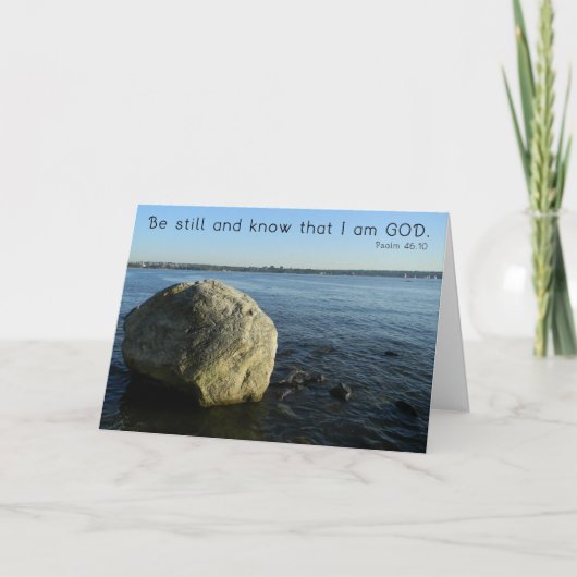 Wees stil en weet - Zorg en zorg Kaart (Voorkant)