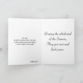 Wees stil - Geboorte Feestdagen Kaart (Binnen)