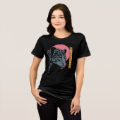 Wees stil in de nacht Tri-Blend shirt (Voorkant volledig)