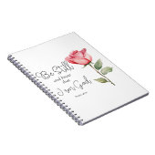 Wees stil in de Schrift en weet dat ik God Bloem b Notitieboek (Rechterzijde)
