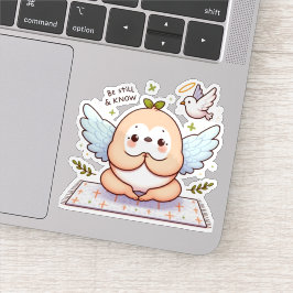 Wees stil & ken Inspirerend kolibrie Sticker