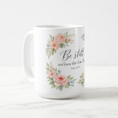 Wees stil koffiemok (Voorkant links)