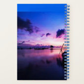 Wees stil, lof voor het dagboek met boot notitieboek (Achterkant)