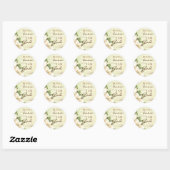 Wees stil... Magnolia Round Stickers (Vel)