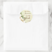 Wees stil... Magnolia Round Stickers (Tas)