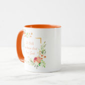 Wees stil Mug Mok (Voorkant links)