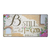 Wees stil, Psalm 46:10 - Bureaumat