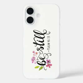 Wees stil - Psalm 46:10 iPhone 16 Hoesje