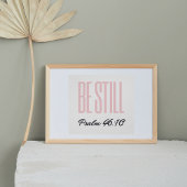 Wees stil Psalm 46:10 Kinderkamer Decoratie