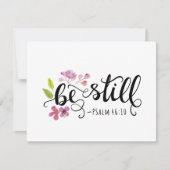 Wees stil - Psalm 46:10 Maak goede Kaarten (Voorkant)