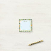 Wees Stil Schriftuur Tuin Schildpadden Aangepaste  Post-it® Notes (Op bureau)