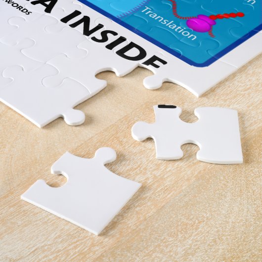 Wees stil! Silencer RNA Inside (moleculaire biolog Legpuzzel (Zijkant)