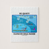 Wees stil! Silencer RNA Inside (moleculaire biolog Legpuzzel (Verticaal)