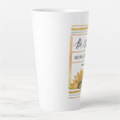 Wees stil Zonnebloem schriftuur mok (Voorkant)