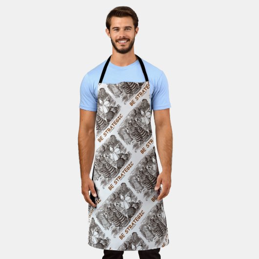 Wees strategisch door de kijkbril schort (Gedragen)