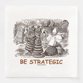 Wees strategisch door de kijkbril servet