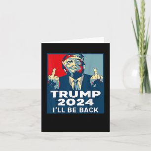 Wees terug Trump 2024  Donald Trump 4th of Jul Kaart