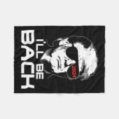 Wees terug Trump 2024 Fleece Deken (Voorkant (Horizontaal))