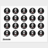Wees terug Trump 2024 Ronde Sticker (Vel)