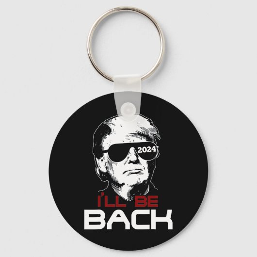 Wees terug Trump 2024 Sleutelhanger (Voorkant)
