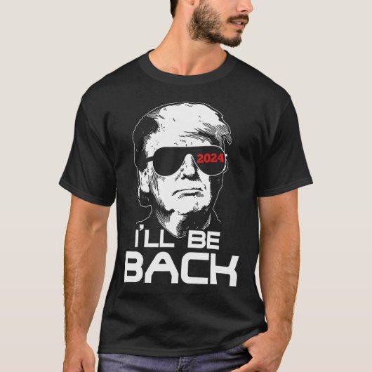 Wees terug Trump 2024 T-shirt (Voorkant)