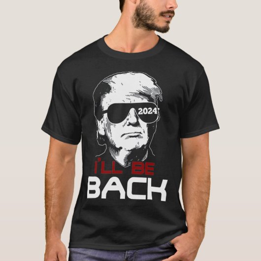 Wees terug Trump 2024 T-shirt (Voorkant)