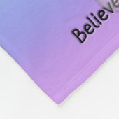 Wees transparant fleece deken (Hoek)