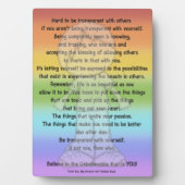 Wees transparant fotoplaat (voorkant)