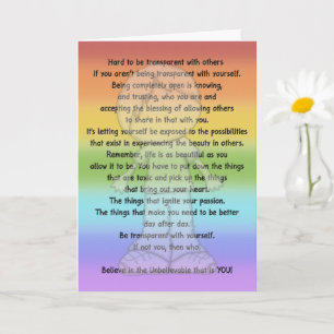 Wees transparant kaart