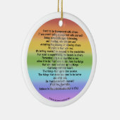 Wees transparant keramisch ornament (Rechts)