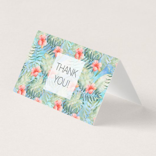Wees Tropisch Dank je Kaart (Voorkant)