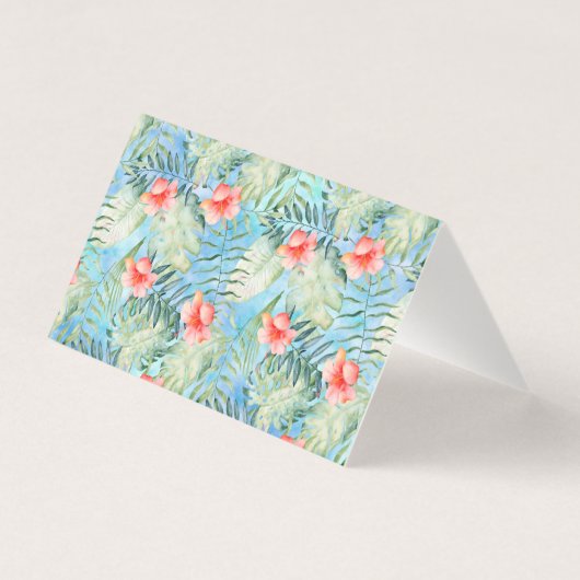 Wees Tropisch Dank je Kaart (Achterkant)