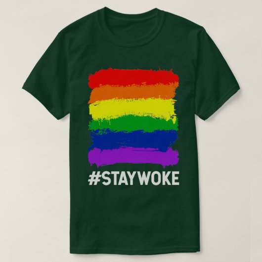 Wees trots als u de ondersteuning van LGBT-rechten T-shirt (Design voorkant)