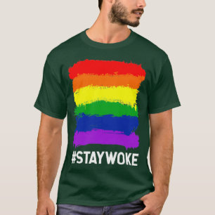 Wees trots als u de ondersteuning van LGBT-rechten T-shirt