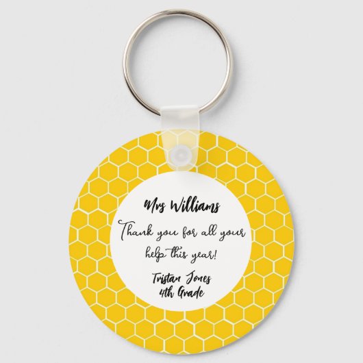 Wees trots Leraar Waardering geschenk Sleutelhanger (Achterkant)