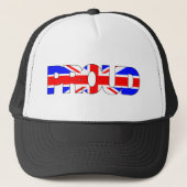 Wees trots om Brits te zijn Trucker Pet (Voorkant)