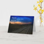 Wees trots op hoe ver... Motivatie Kaart (Gele Bloem)