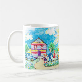 Wees trots op je kind en voeg kunstwerken toe aan  koffiemok