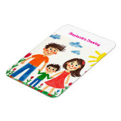 Wees trots op je kind en voeg kunstwerken toe aan  magneet (Linkerzijde)