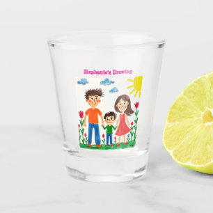 Wees trots op je kind en voeg kunstwerken toe aan shot glas