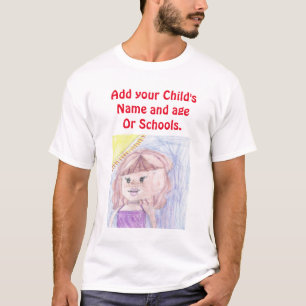Wees trots op je kind en voeg kunstwerken toe aan  t-shirt