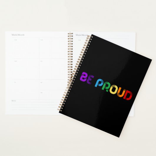 Wees trots op LGBT Gay Pride Planner (Display)